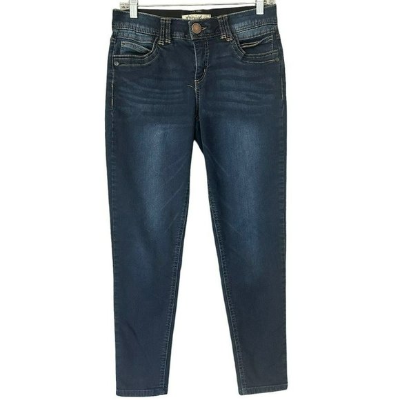 Democracy‎ "Ab"solution Ab Technology Dark Wash Skinny Jeans Womens 6 - Picture 1 of 5